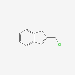 molecular formula C10H9Cl B8416034 2-chloromethyl-1H-indene 