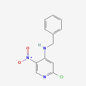 molecular formula C12H10ClN3O2 B8416055 N-Benzyl-2-chloro-5-nitropyridin-4-amine 