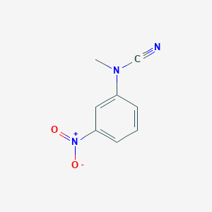molecular formula C8H7N3O2 B8416059 N-Methyl-3-nitrophenyl cyanamide 
