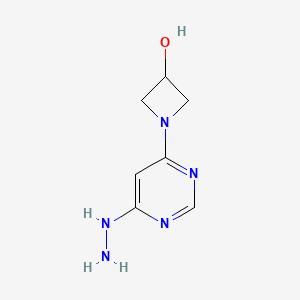 1-(6-Hydrazinopyrimidin-4-yl)azetidin-3-ol