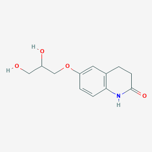 6-(2,3-Dihydroxy)propoxy-3,4-dihydrocarbostyril