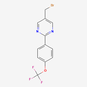 Pyrimidine, 5-(bromomethyl)-2-[4-(trifluoromethoxy)phenyl]-