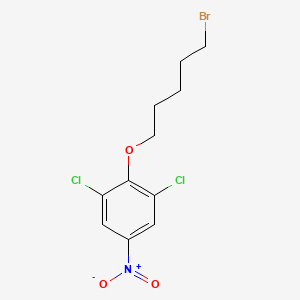 1-(5-Bromopentyloxy)-2,6-dichloro-4-nitrobenzene