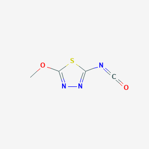 5-Methoxy-1,3,4-thiadiazol-2-yl isocyanate