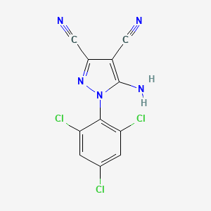 5-Amino-3,4-dicyano-1-(2,4,6-trichlorophenyl)pyrazole