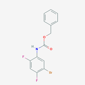 molecular formula C14H10BrF2NO2 B8416294 Benzyl 5-bromo-2,4-difluorophenylcarbamate 