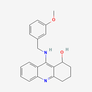 9-(((3-Methoxyphenyl)methyl)amino)-1,2,3,4-tetrahydro-1-acridinol