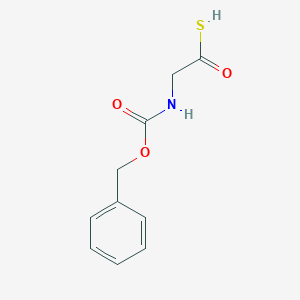 molecular formula C10H11NO3S B8416418 {[(Benzyloxy)carbonyl]amino}ethanethioic S-acid CAS No. 16707-70-3