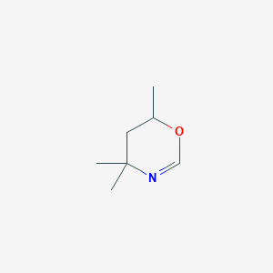 molecular formula C7H13NO B8416428 5,6-dihydro-4,4,6-trimethyl-4H-1,3-oxazine 