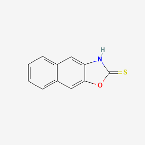 molecular formula C11H7NOS B8416514 2-Mercaptonaphtho[2,3-d]oxazole 