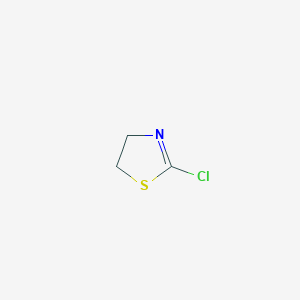 molecular formula C3H4ClNS B8416571 2-Chloro-2-thiazoline 