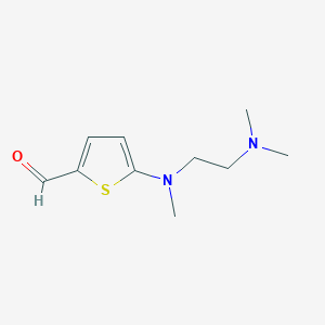 5-[(2-Dimethylamino-ethyl)-methyl-amino]-thiophene-2-carbaldehyde
