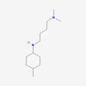 molecular formula C13H28N2 B8416666 N-(4-dimethylaminobutyl)-trans-4-methylcyclohexylamine 