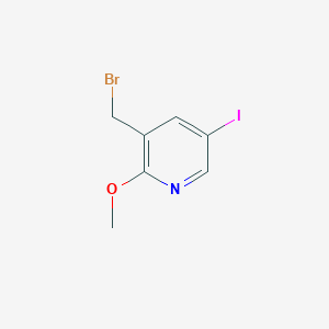 3-Bromomethyl-5-iodo-2-methoxypyridine