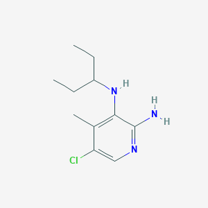 5-Chloro-4-methyl-N3-(pentan-3-yl)pyridine-2,3-diamine