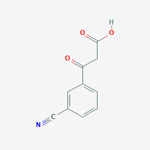 molecular formula C10H7NO3 B8416716 3-(3-Cyano-phenyl)-3-oxo-propionic acid 