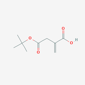 molecular formula C9H14O4 B8416816 2-Methylene-succinic acid 4-tert-butyl ester 