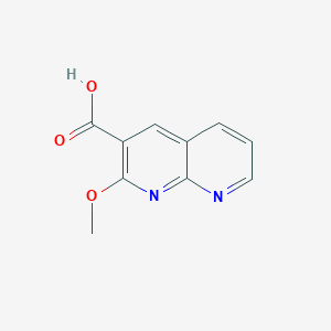 molecular formula C10H8N2O3 B8416918 2-Methoxy-1,8-naphthyridine-3-carboxylic acid 