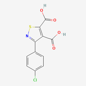 3-(4-Chloro-phenyl)-isothiazole-4,5-dicarboxylic acid