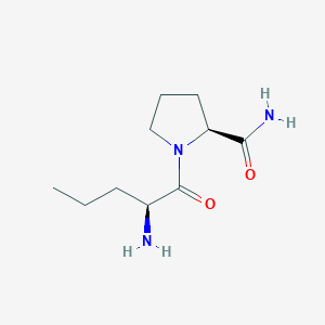 molecular formula C10H19N3O2 B8416953 L-norvalyl-L-prolinamide 