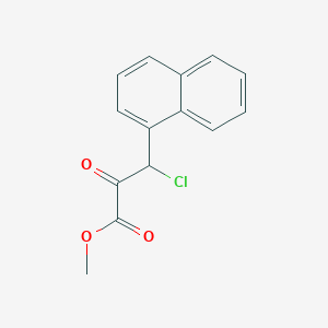 Methyl 3-chloro-3-(naphthalen-1-yl)-2-oxopropionate