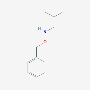 molecular formula C11H17NO B8417017 O-Benzyl-N-isobutylhydroxylamine 