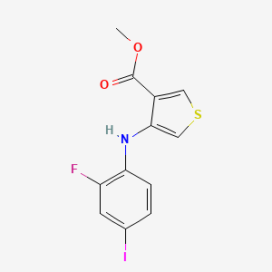 Methyl 4-[(2-fluoro-4-iodophenyl)amino]thiophene-3-carboxylate
