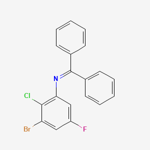 3-bromo-2-chloro-N-(diphenylmethylene)-5-fluoroaniline