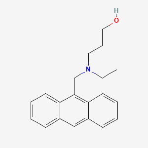 3-(Anthracen-9-ylmethyl-ethyl-amino)-propan-1-OL