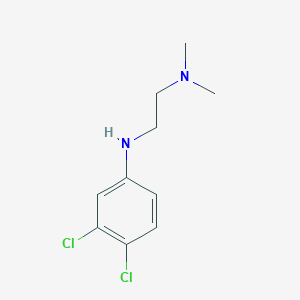 molecular formula C10H14Cl2N2 B8417347 N,N-dimethyl-N'-(3,4-dichlorophenyl)ethylenediamine 