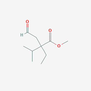 Methyl 2-ethyl-2-(1-methylethyl)-4-oxobutanoate