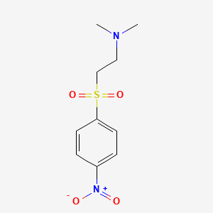 molecular formula C10H14N2O4S B8417405 Dimethyl-[2-(4-nitro-benzenesulfonyl)-ethyl]-amine 