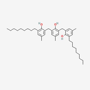 2,6-Bis((2-hydroxy-5-methyl-3-nonylphenyl)methyl)-4-methylphenol