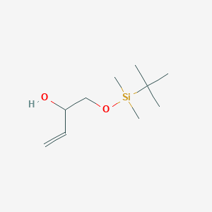 molecular formula C10H22O2Si B8417433 1-(tert-Butyldimethylsiloxy)-3-butene-2-ol 