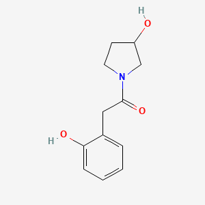 2-(2-Hydroxyphenyl)-1-(3-hydroxypyrrolidin-1-yl)ethanone