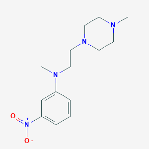 N-methyl-N-[2-(4-methylpiperazin-1-yl)ethyl]-3-nitroaniline