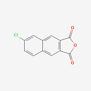 molecular formula C12H5ClO3 B8417494 6-Chloro-2,3-naphthalenedicarboxylic anhydride 