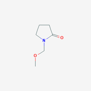 molecular formula C6H11NO2 B8417531 N-methoxymethyl-2-pyrrolidinone 