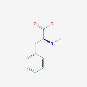 molecular formula C12H17NO2 B8417549 N,N-dimethylphenylalanine methyl ester 