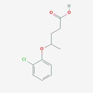 molecular formula C11H13ClO3 B8417561 4-(Chlorophenoxy]pentanoic acid 