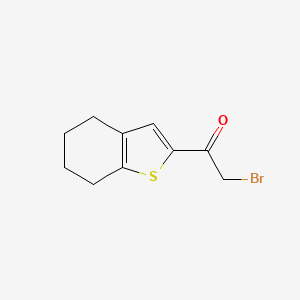 molecular formula C10H11BrOS B8417652 2-Bromoacetyl-4,5,6,7-tetrahydrobenzo[b]thiophene 