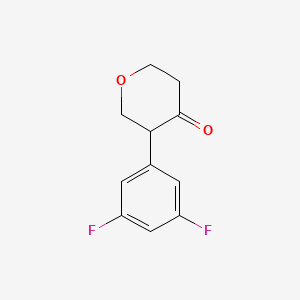 3-(3,5-difluorophenyl)dihydro-2H-pyran-4(3H)-one