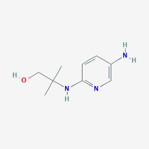 2-(5-Amino-pyridin-2-ylamino)-2-methyl-propan-1-ol