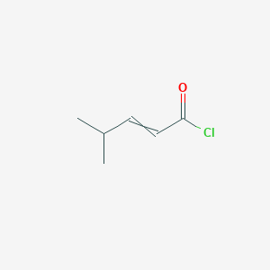 molecular formula C6H9ClO B8417775 4-Methyl-2-pentenoyl chloride 
