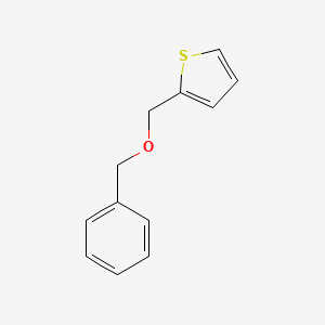 molecular formula C12H12OS B8417907 2-(Benzyloxymethyl)thiophene 
