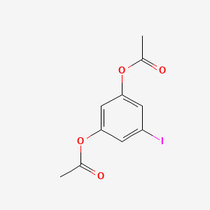 molecular formula C10H9IO4 B8417917 3,5-Diacetoxyiodobenzene 