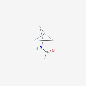molecular formula C7H11NO B8417931 N-{bicyclo[1.1.1]pentan-1-yl}acetamide 