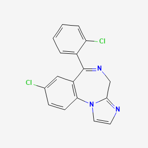 8-chloro-6-(2-chlorophenyl)-4H-imidazo[1,2-a][1,4]benzodiazepine