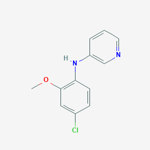 molecular formula C12H11ClN2O B8418081 N-(4-chloro-2-methoxyphenyl)pyridin-3-amine 