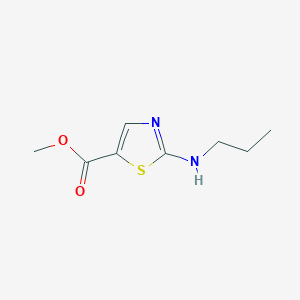 molecular formula C8H12N2O2S B8418107 Methyl 2-propylaminothiazole-5-carboxylate 